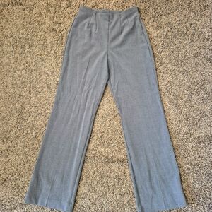 East 5th Gray Wide-Leg Trousers Pants Side Zip Size 4